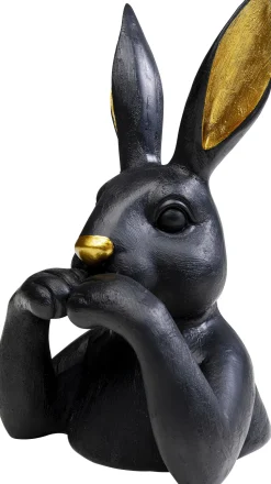 Deko Figur Sweet Rabbit Schwarz 23cm