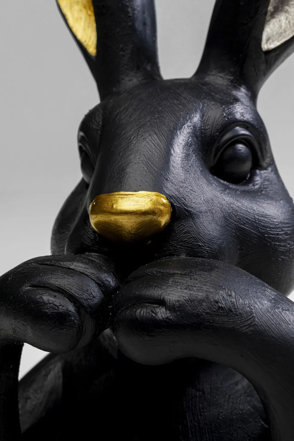 Deko Figur Sweet Rabbit Schwarz 23cm