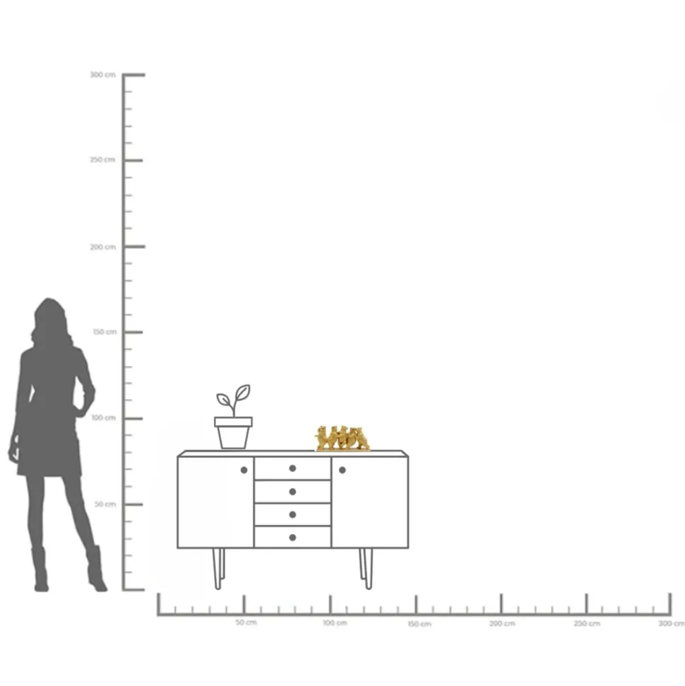 Deko Figur Tipsy Dancing Bears 14cm