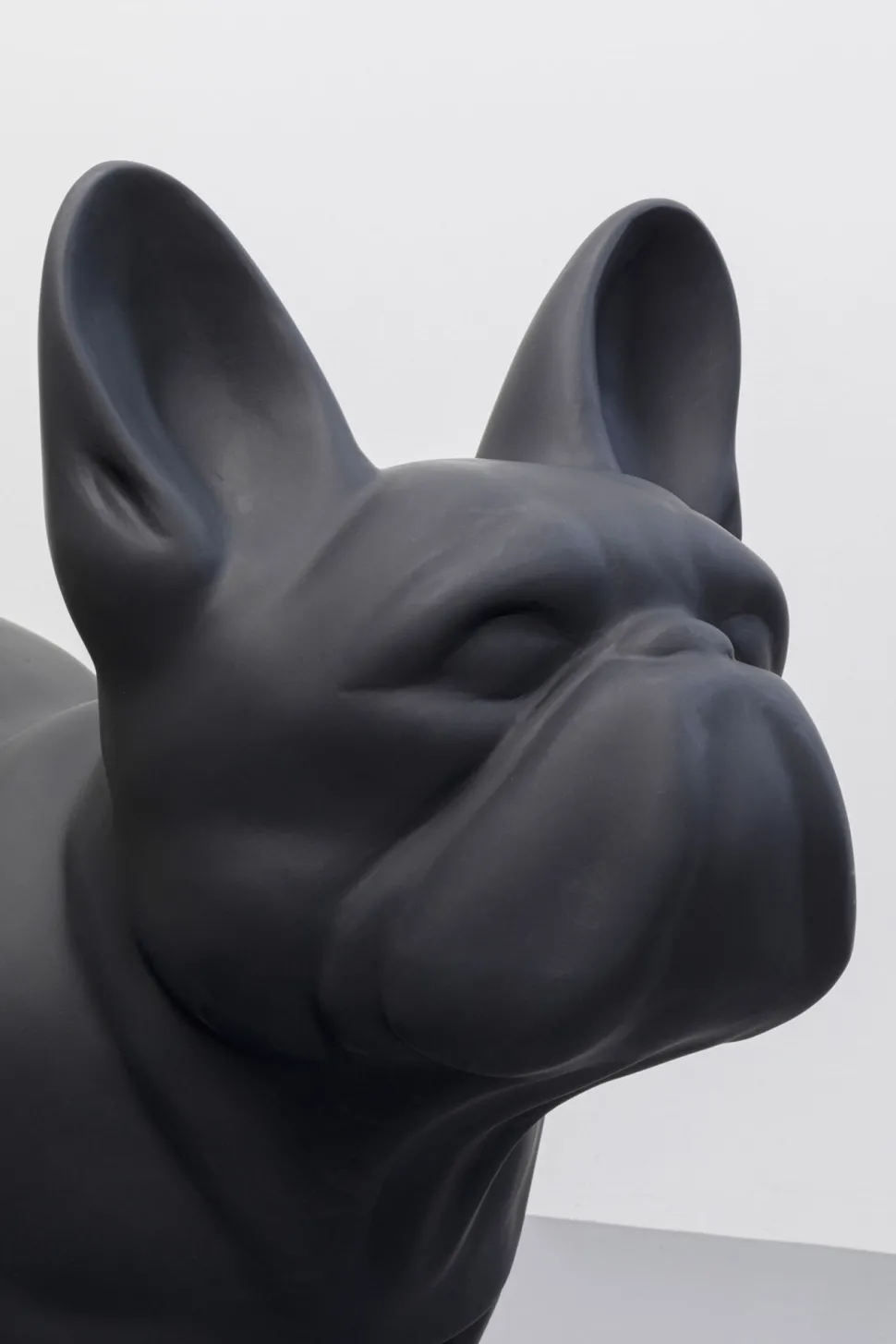 Deko Figur Toto Teen Schwarz Matt 90cm