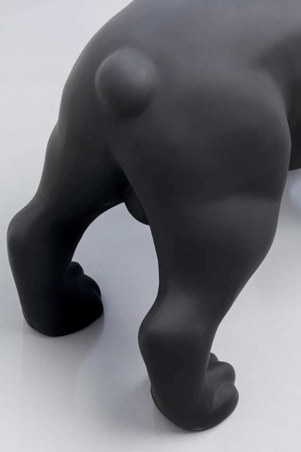 Deko Figur Toto Teen Schwarz Matt 90cm