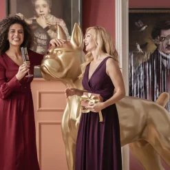 Deko Figur Toto XL Gold 180cm