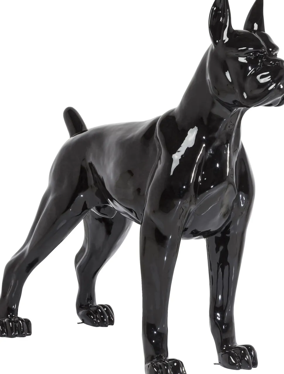 Deko Figur Toto XL Schwarz 180cm