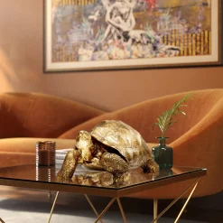 Deko Figur Turtle Gold Medium 40cm