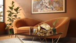 Deko Figur Turtle Gold Medium 40cm