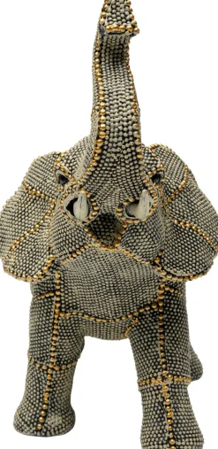 Deko Figur Walking Elephant Pearls 24cm