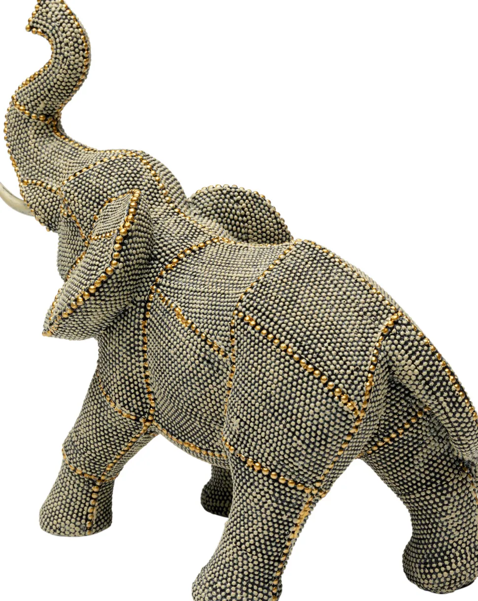Deko Figur Walking Elephant Pearls 24cm