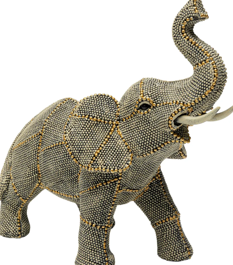 Deko Figur Walking Elephant Pearls 24cm