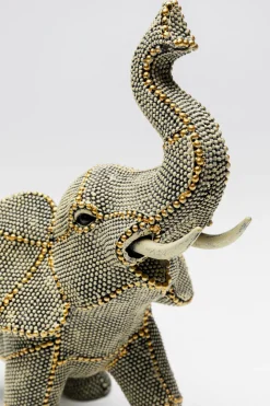 Deko Figur Walking Elephant Pearls 24cm