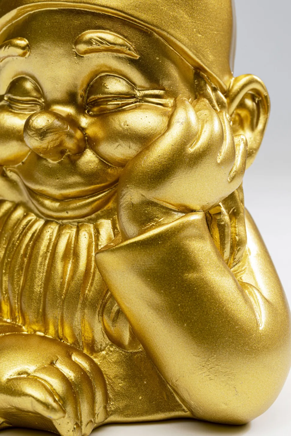 Deko Figur Zwerg Gold 21cm