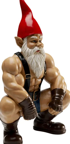 Deko Figur Zwerg Muscle 48cm