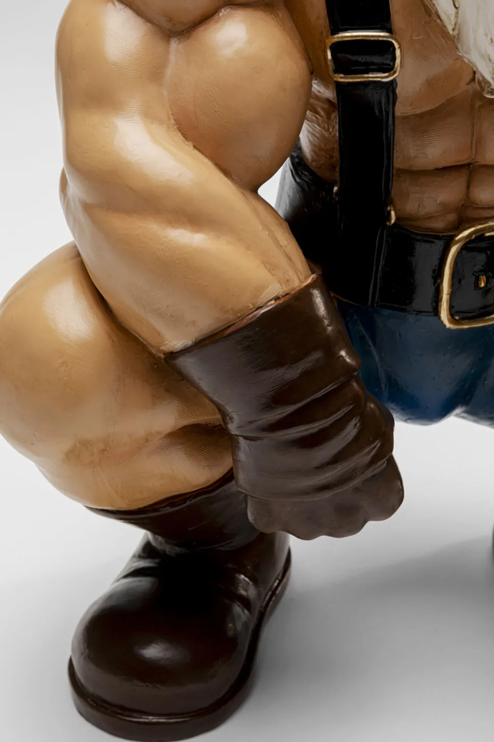 Deko Figur Zwerg Muscle 48cm