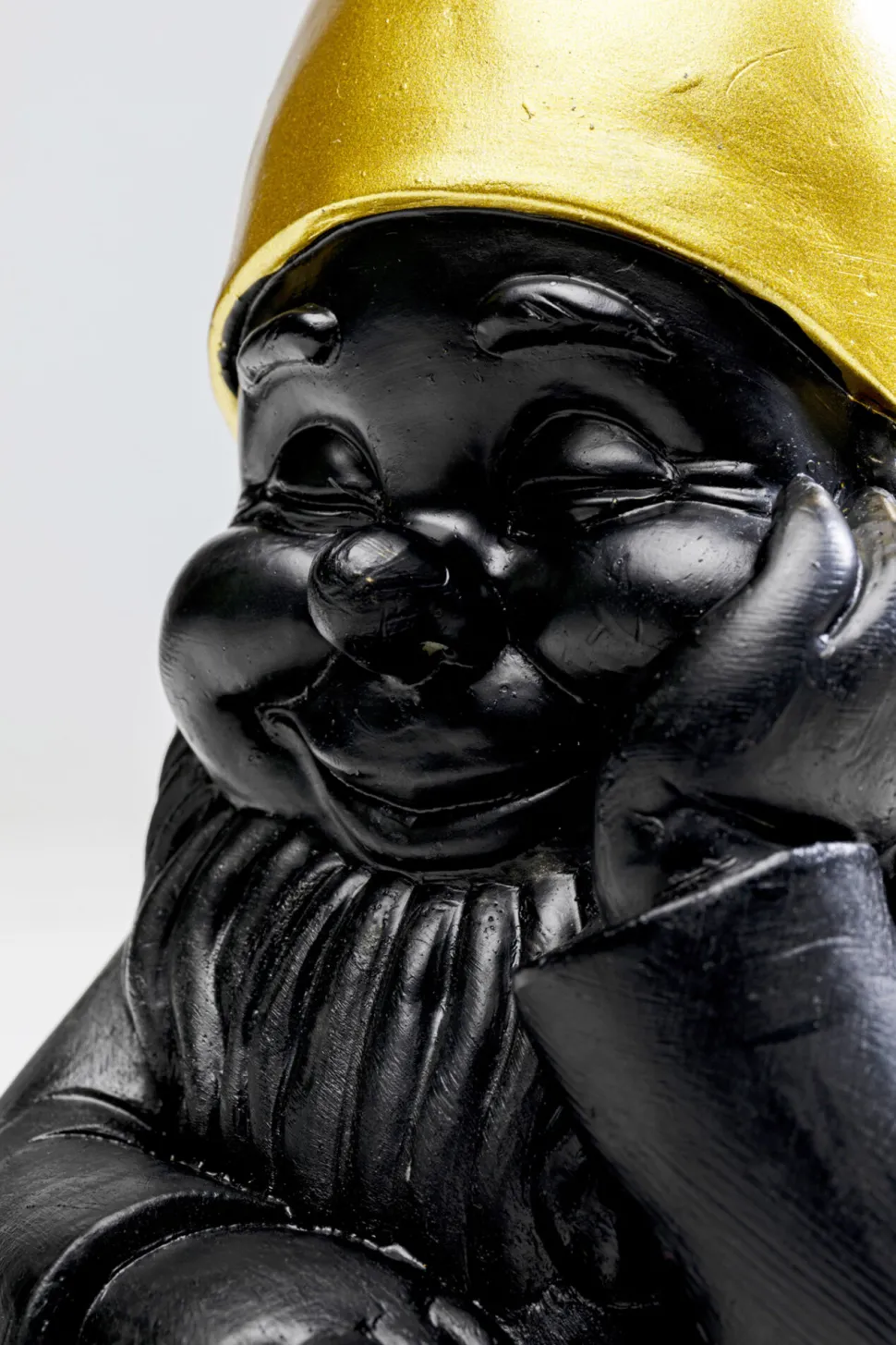 Deko Figur Zwerg Schwarz 21cm