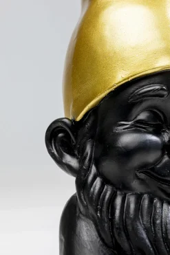Deko Figur Zwerg Schwarz 21cm