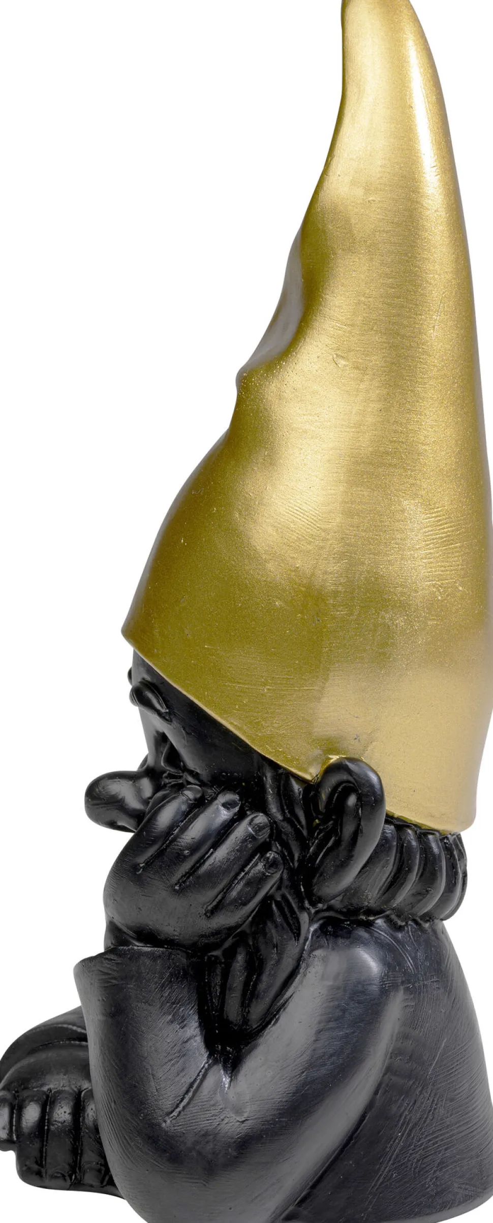 Deko Figur Zwerg Schwarz 21cm