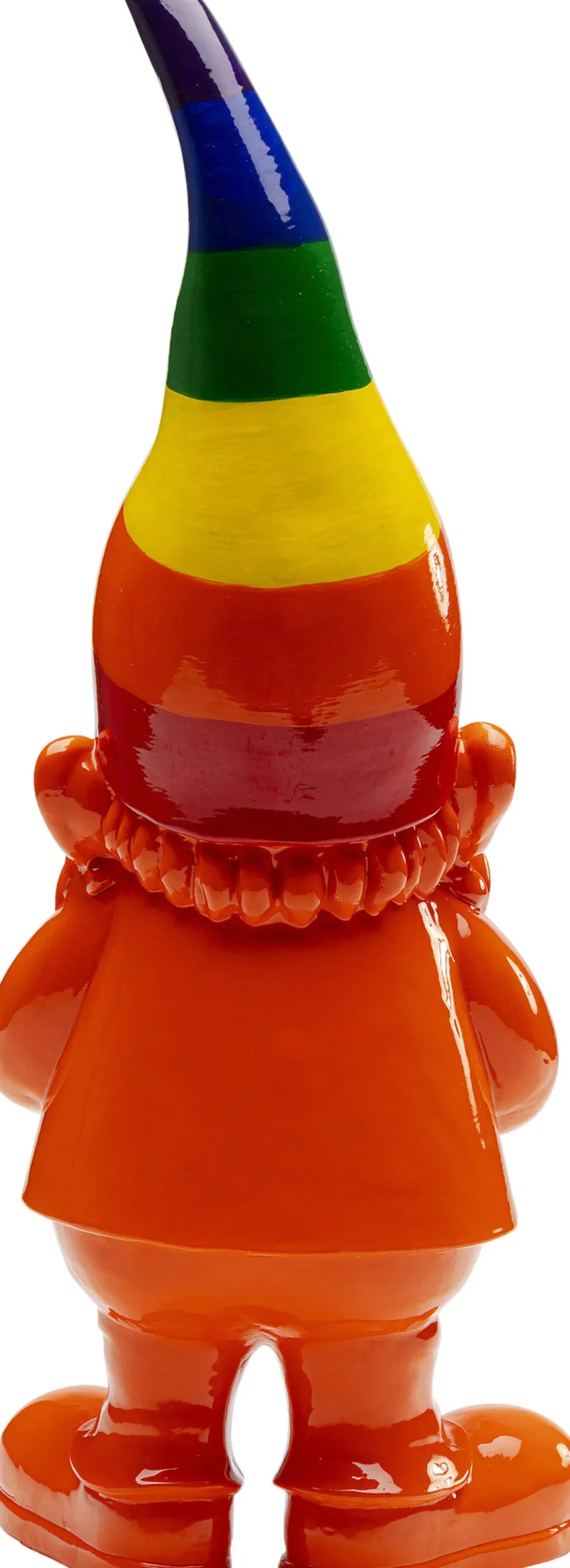 Deko Figur Zwerg Stehend Rainbow Orange 46cm
