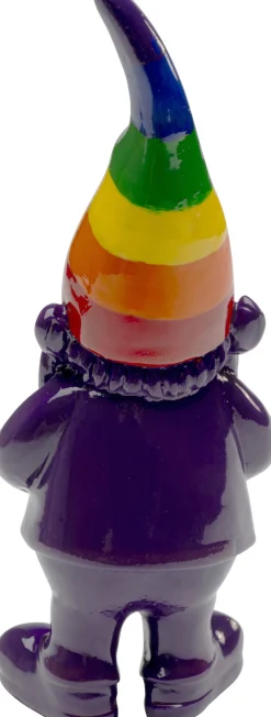 Deko Figur Zwerg Stehend Rainbow Lila 11cm