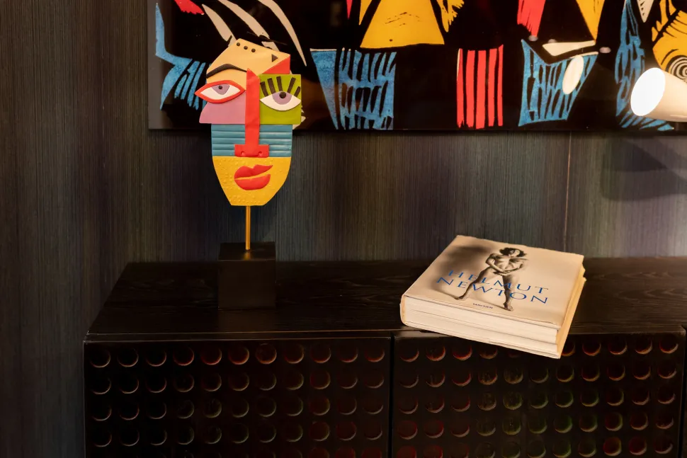 Deko Objekt Abstract Face Multicolour 52cm