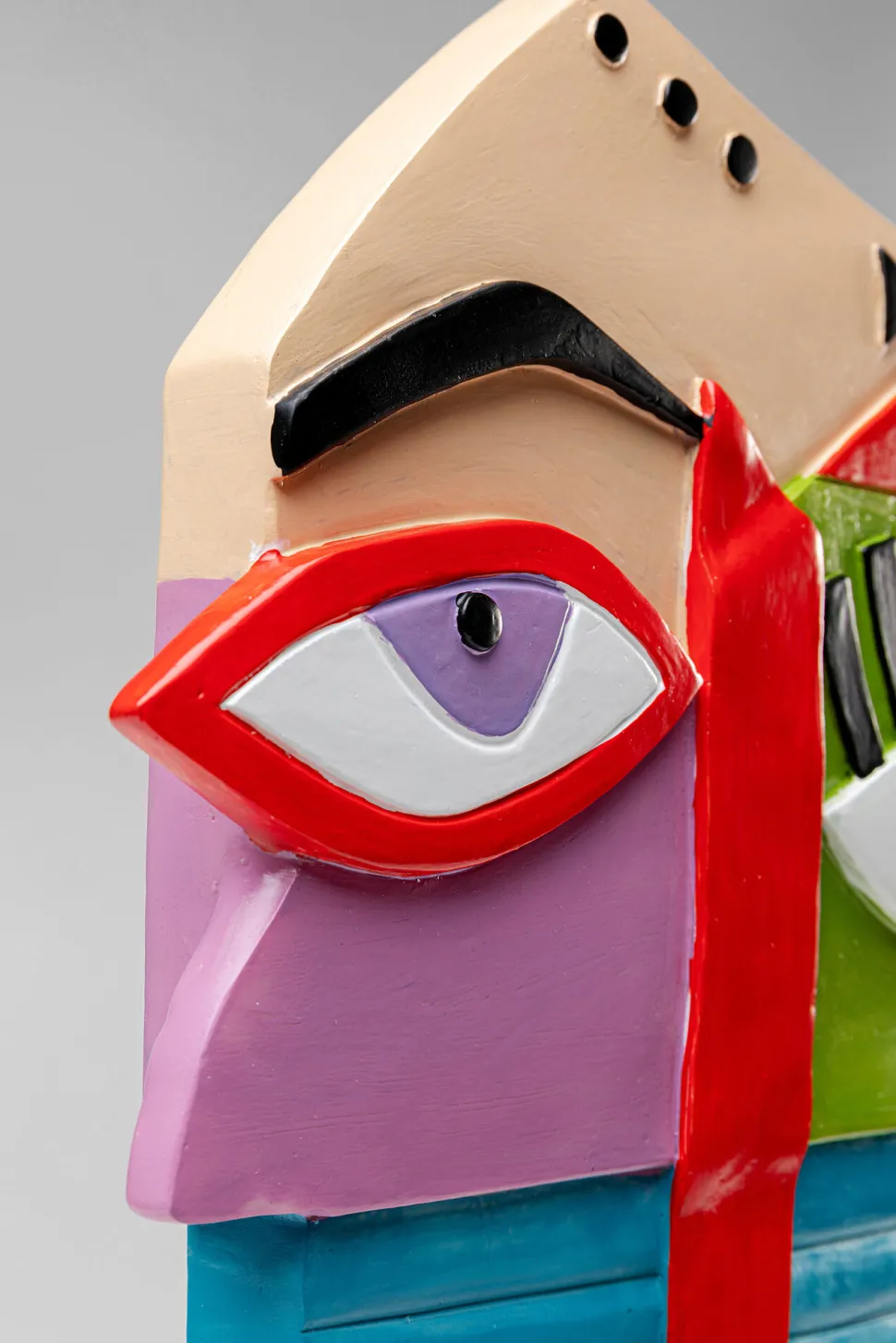 Deko Objekt Abstract Face Multicolour 52cm