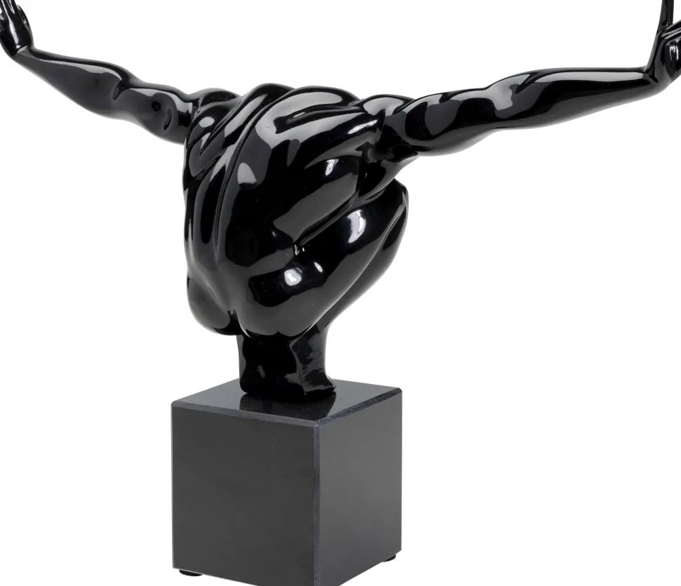 Deko Objekt Athlet Schwarz 75cm