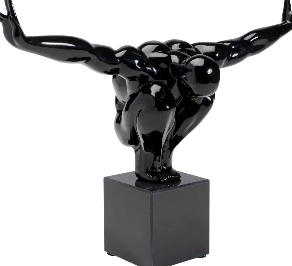 Deko Objekt Athlet Schwarz 75cm