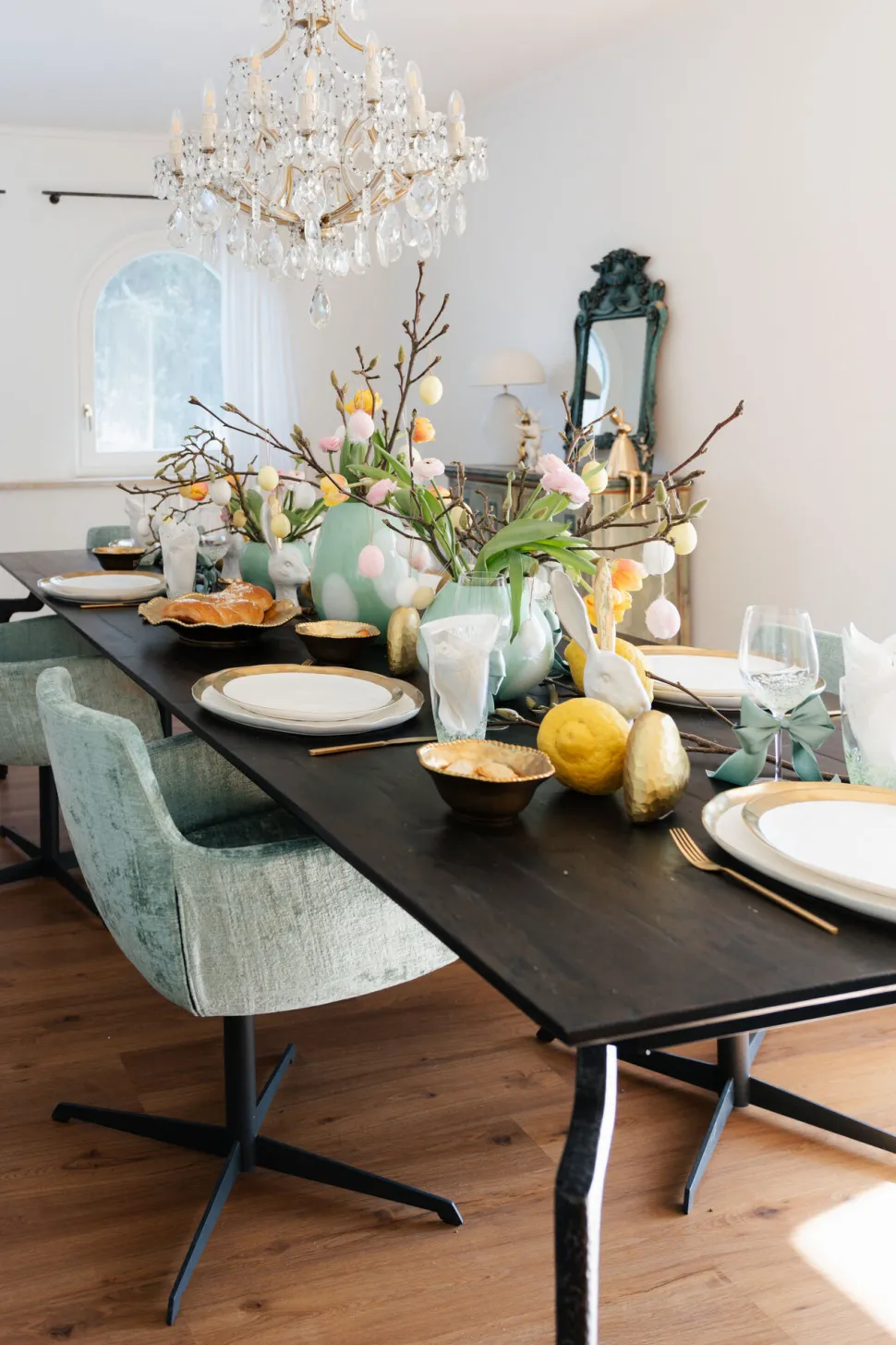 Deko Objekt Bunny Gold 30cm