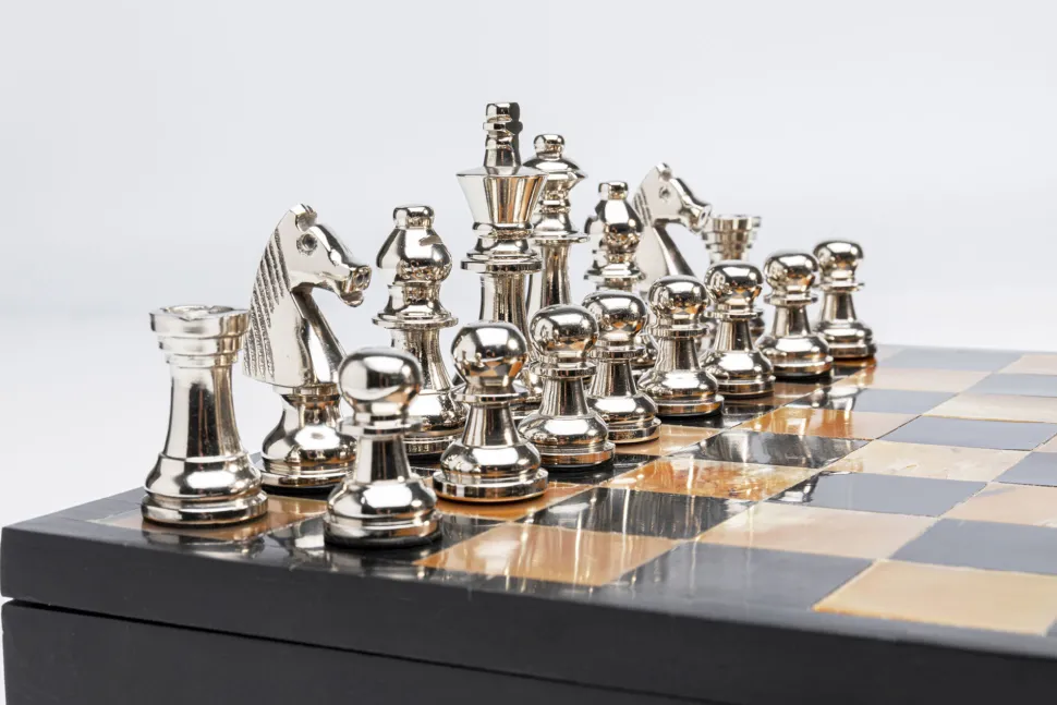 Deko Objekt Chess Antique 36x33cm