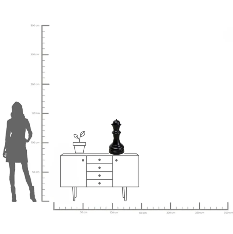 Deko Objekt Chess Queen 60cm