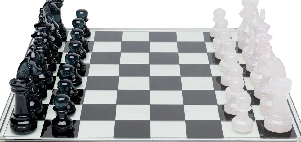 Deko Objekt Chess Transparent 60x60cm