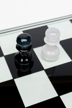 Deko Objekt Chess Transparent 60x60cm