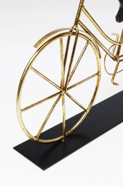 Deko Objekt Dog With Bicycle 44cm