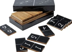 Deko Objekt Domino Schwarz 24x7cm