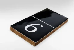 Deko Objekt Domino Schwarz 24x7cm