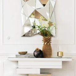 Deko Objekt Flower Skull 22cm