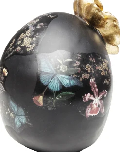 Deko Objekt Flower Skull 22cm