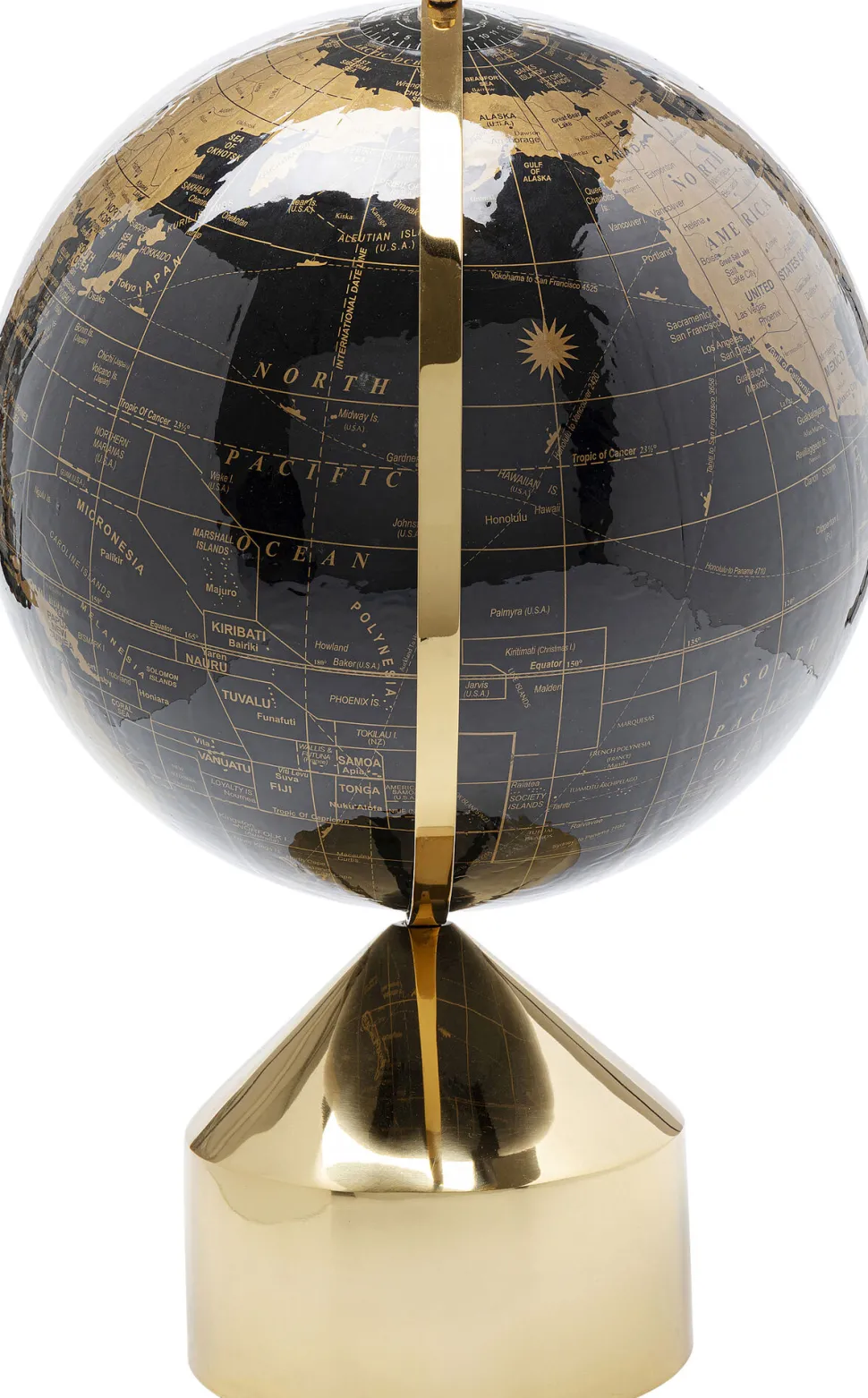 Deko Objekt Globe Top Gold 47cm