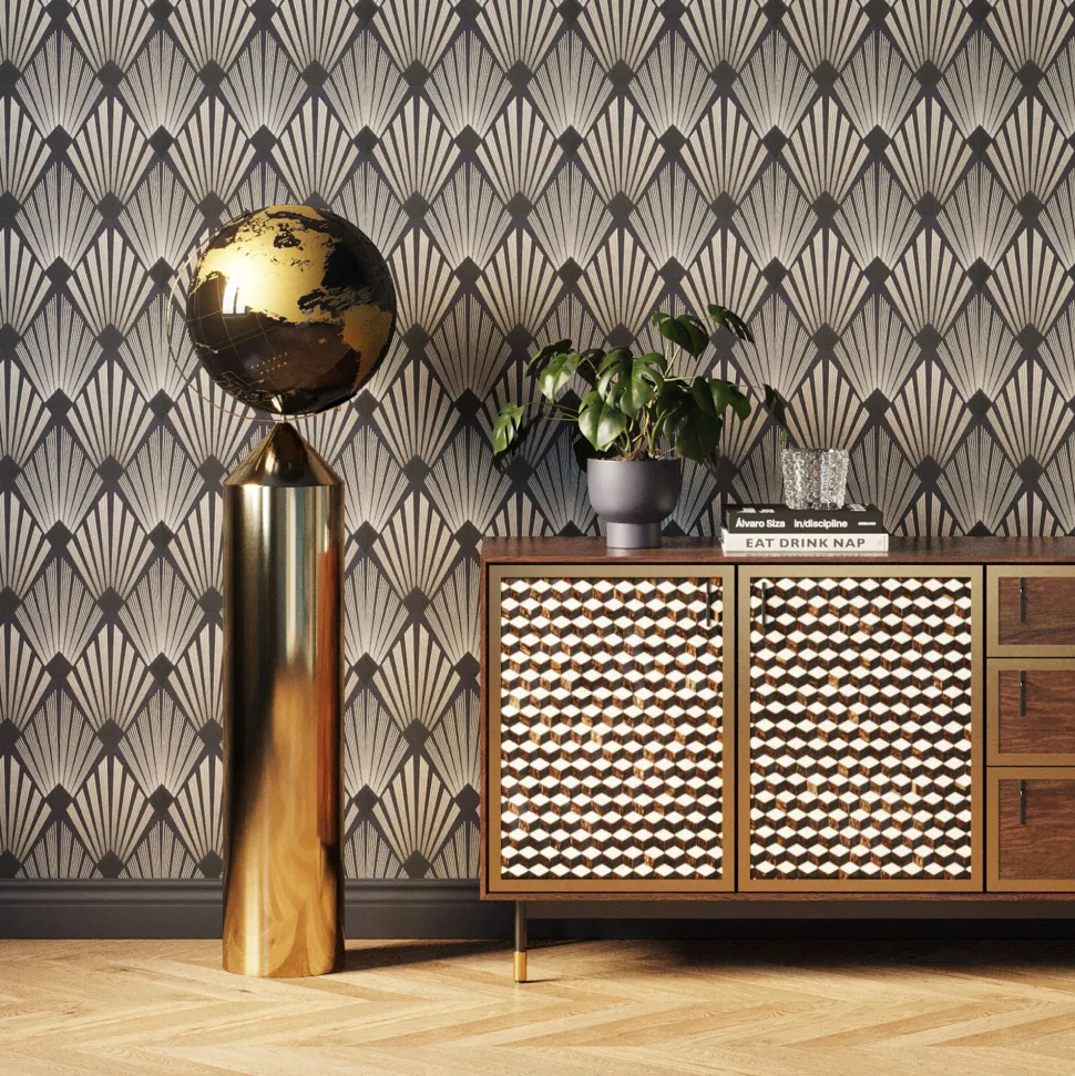 Deko Objekt Globe Top Gold 132cm