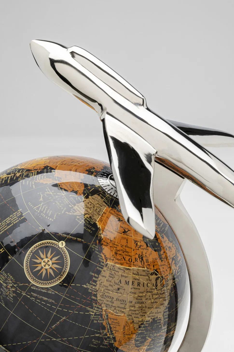 Deko Objekt Globe Top Plane 39cm