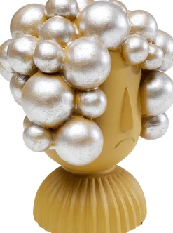 Deko Objekt Hairstyle Gelb 19cm