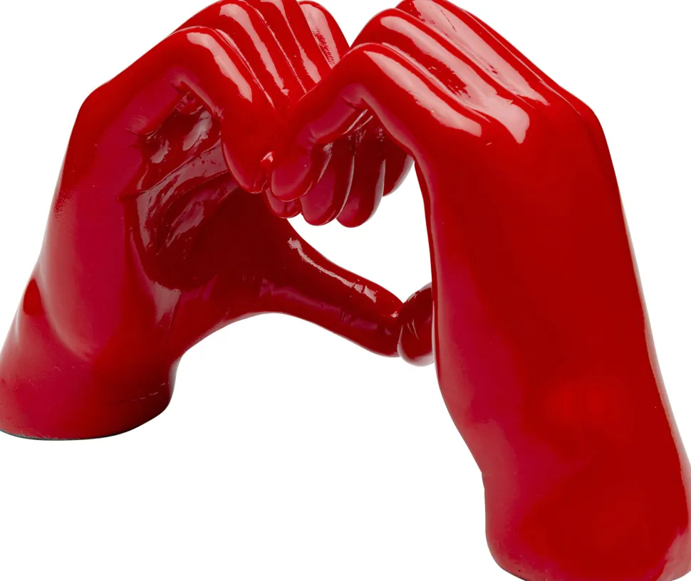 Deko Objekt Heart Hands Rot 12cm