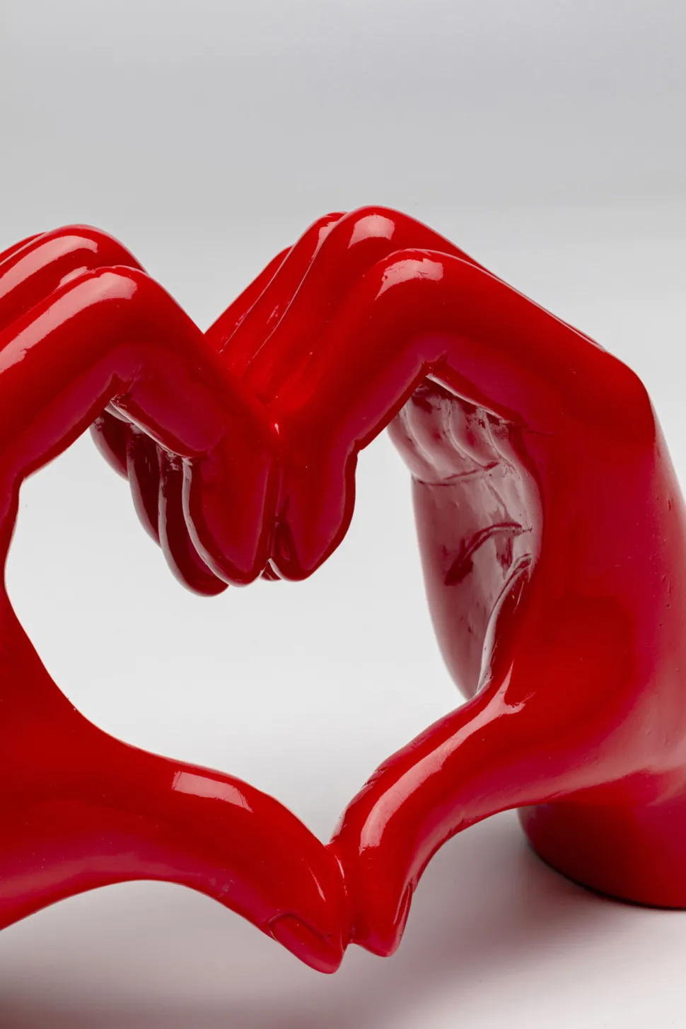 Deko Objekt Heart Hands Rot 12cm