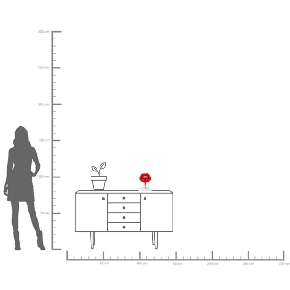 Deko Objekt Hot Lips 26cm