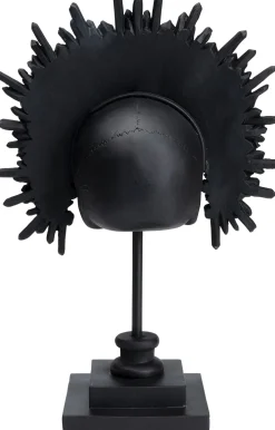 Deko Objekt King Skull Schwarz 49cm