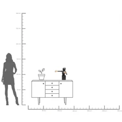 Deko Objekt Lady Balboa 40cm