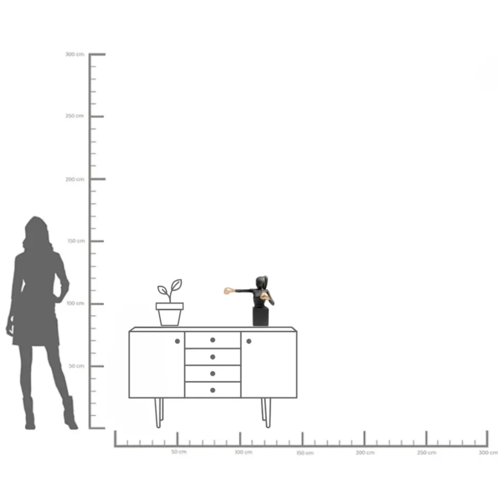 Deko Objekt Lady Balboa 40cm