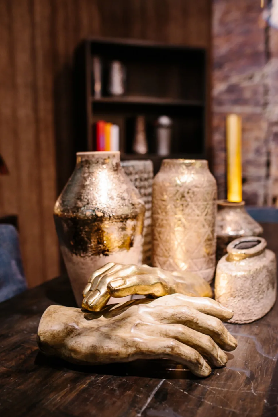 Deko Objekt Mano Gold 35cm