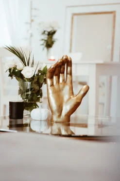 Deko Objekt Mano Gold 35cm