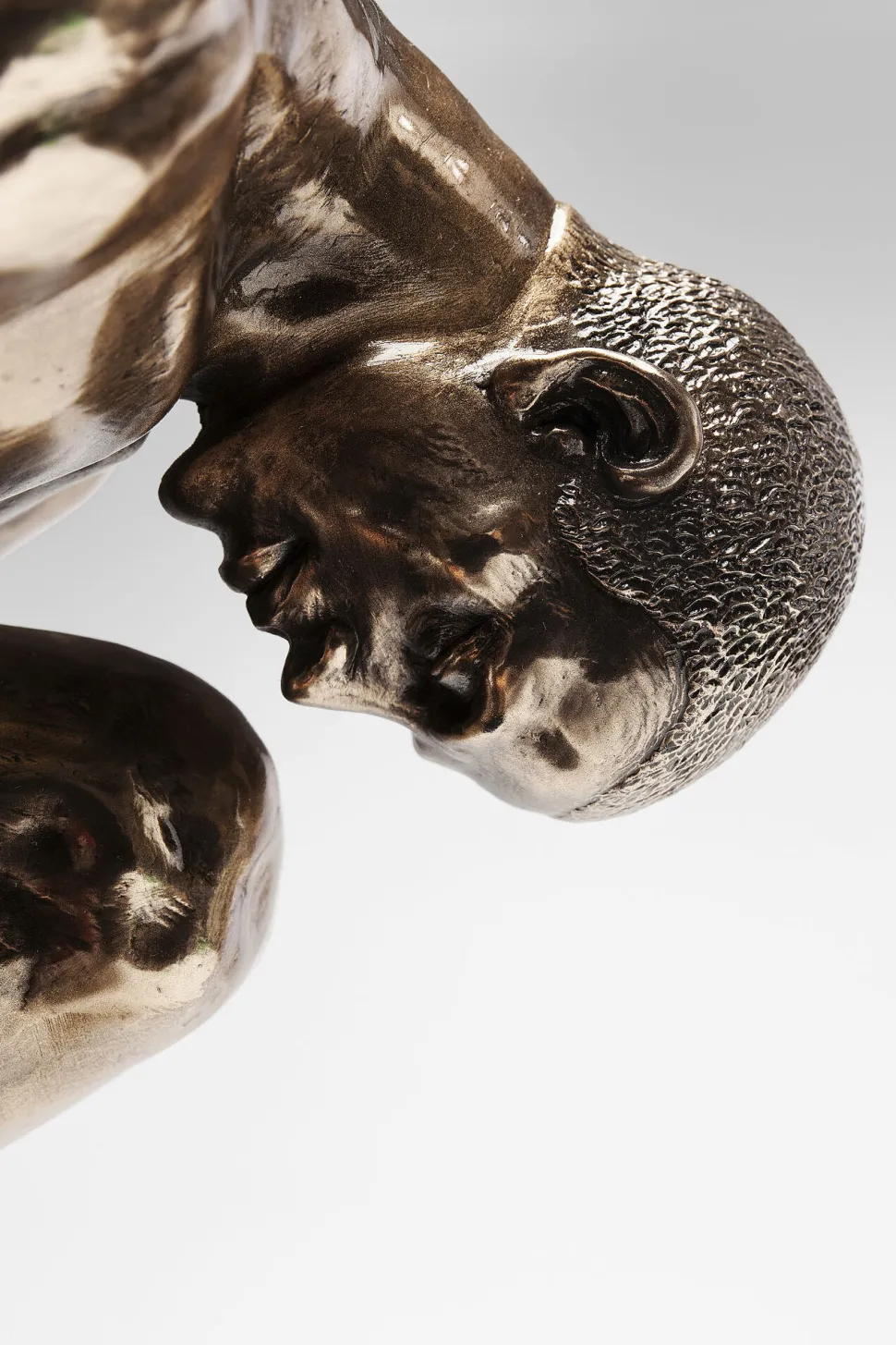 Deko Objekt Nude Man Stand Bronze 35cm