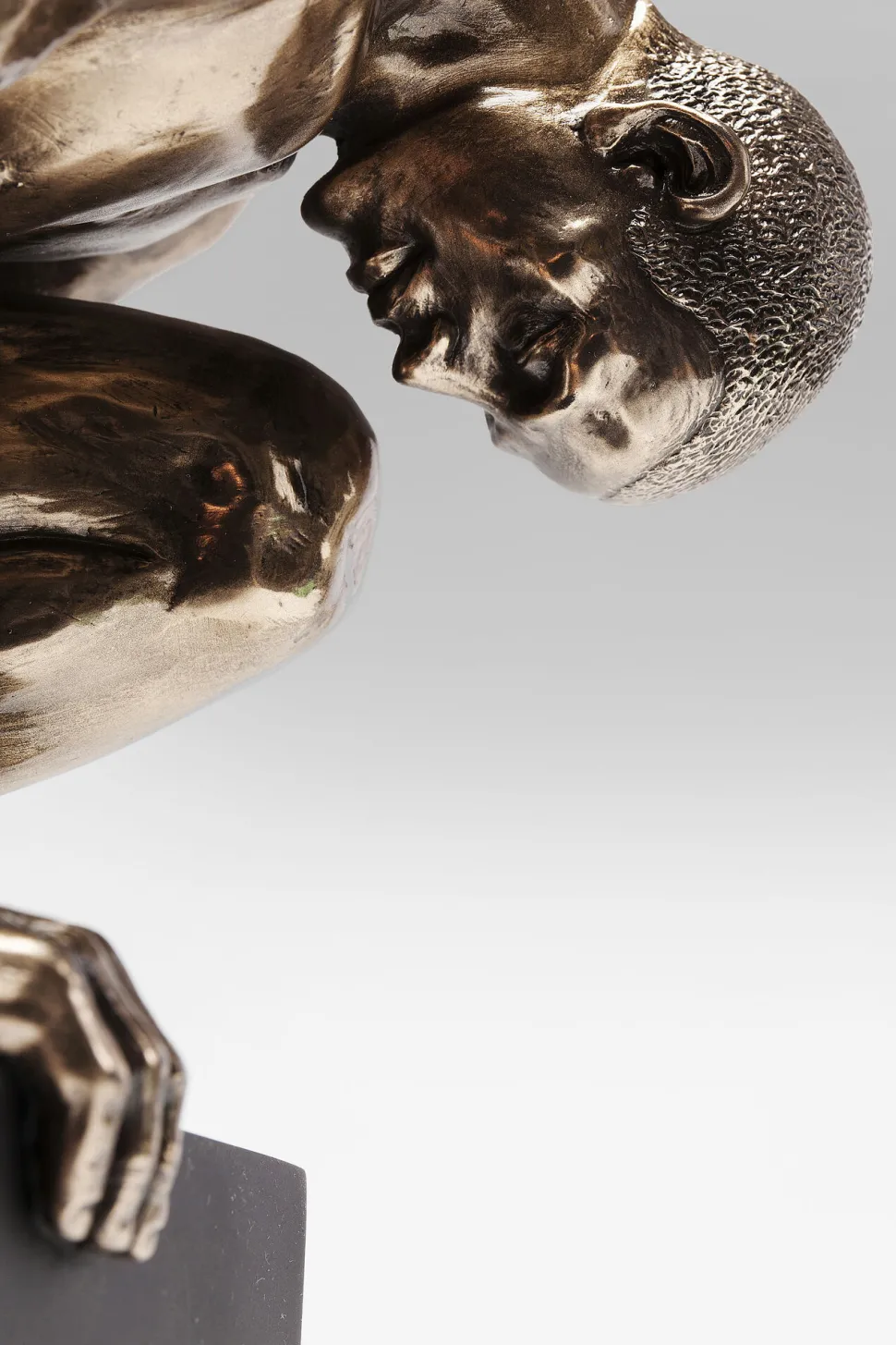 Deko Objekt Nude Man Stand Bronze 35cm