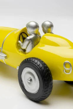 Deko Objekt Racing Car Gelb 9cm